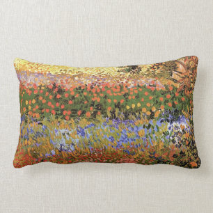 Coussin Rectangle Jardin des fleurs, Vincent van Gogh.