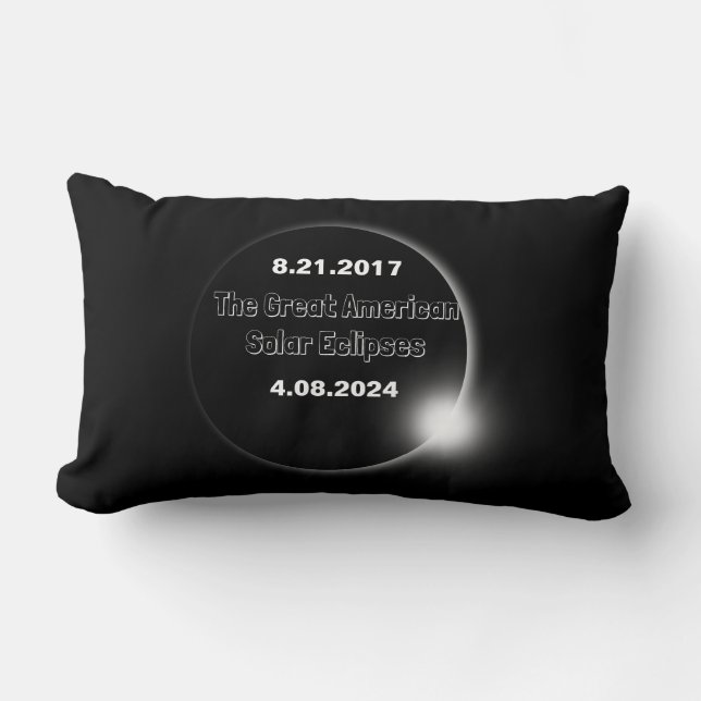 Coussin Rectangle Jardin solaire à double date 2024 et 2017 (Recto)