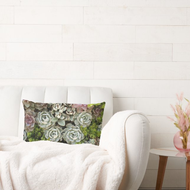 Coussin Rectangle Jardin Succulent 1 (Canapé)