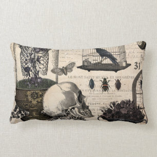 Coussin Rectangle Jardin vintage moderne de Halloween