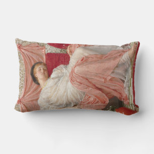Coussin Rectangle Jasmine (Belle Jeune femme qui dort)