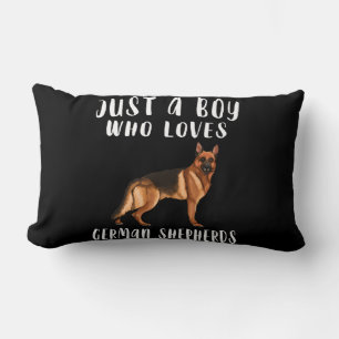Coussin Rectangle Je Suis Juste Un Garçon Qui Aime Le Berger Alleman