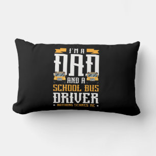 Coussin Rectangle Je Suis Un Chauffeur De Bus De Papa Et D'École