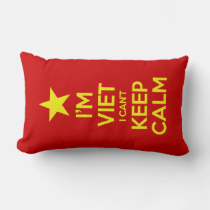 Coussin Rectangle Je suis Viet je ne peux pas rester calme