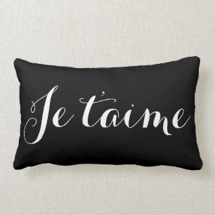 Coussin Rectangle Je t'aime
