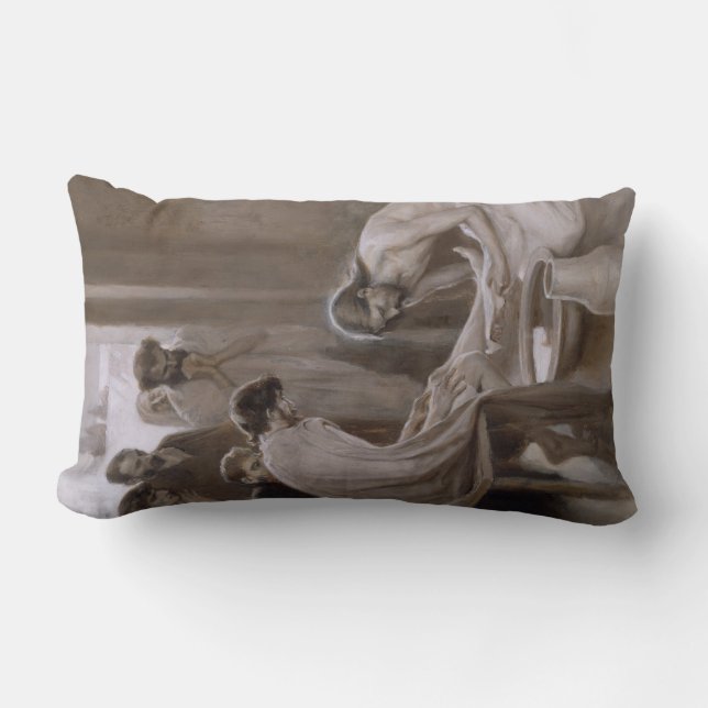 Coussin Rectangle Jésus lavant les pieds de ses disciples (Recto)