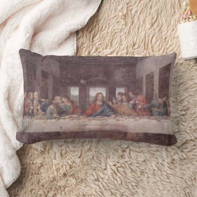 Coussin Rectangle Jésus "Yeshua" La Dernière Cène, Léonard de Vinci (Couverture)
