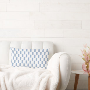 Coussin Rectangle Jeter Carré d'oreiller bleu blanc