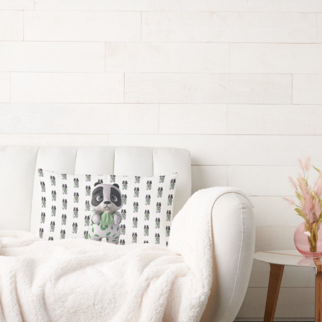 Coussin Rectangle Jeu d'oreiller - Panda (Canapé)