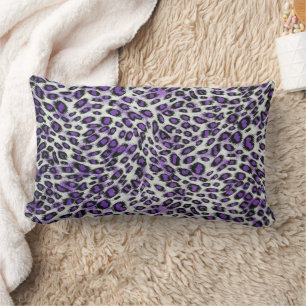Coussin Rectangle Joli Poster de animal élégant violet élégant