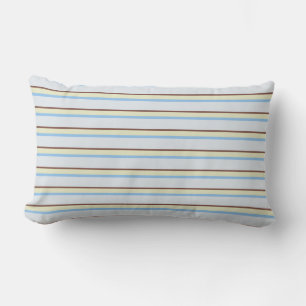 Coussin Rectangle Joli rayures pastel