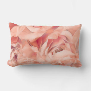 Coussin Rectangle joli rose rose pétale art floral