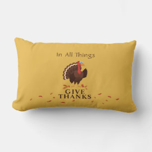 Coussin Rectangle Jolie Action de grâce Joyeux Thanksgiving Citation