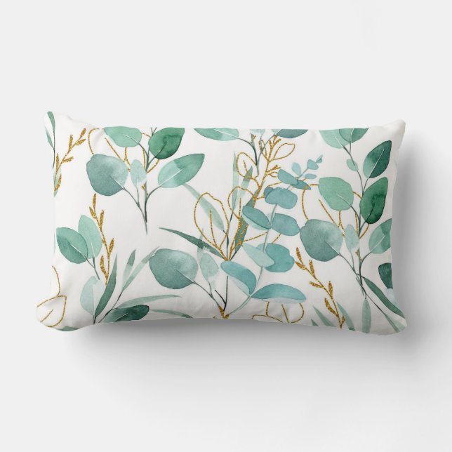 Coussin Rectangle Jolie décoration fleurie qui attire l'attention (Recto)