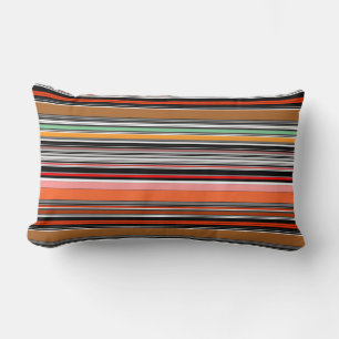 Coussin Rectangle Jolies rayures colorées