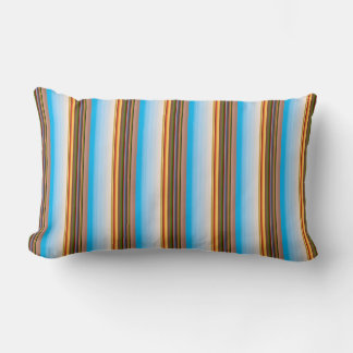 Coussin Rectangle Jolies rayures colorées modernes
