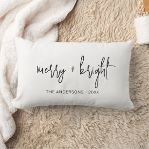 Coussin Rectangle Joyeux et Joyeux Noël