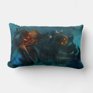 Coussin Rectangle Joyeux Halloween Jack sans tête