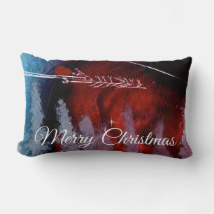Coussin Rectangle Joyeux Noël de Père Noël