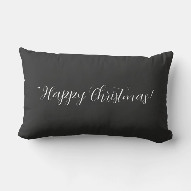 Coussin Rectangle Joyeux Noël, doux rêves (Verso)