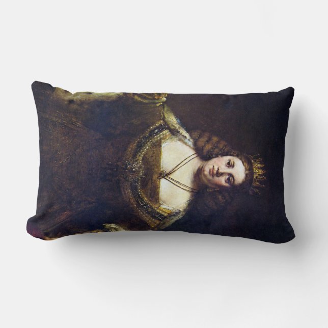 Coussin Rectangle Juno par Rembrandt Harmenszoon van Rijn (Recto)