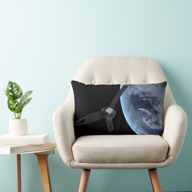 Coussin Rectangle Juno Spacecraft Pendant Son Vol Sur Terre (Chaise)