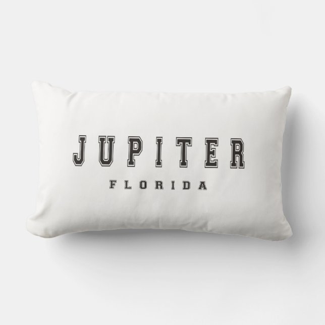 Coussin Rectangle Jupiter la Floride (Recto)