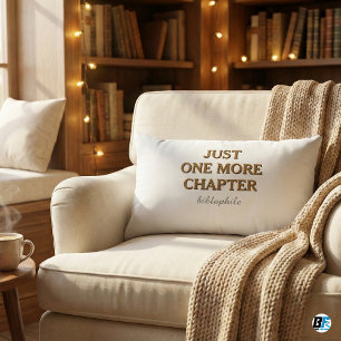 Coussin Rectangle Juste un chapitre de plus Citation de bibliophile 