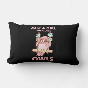 Coussin Rectangle Juste Une Fille Qui Aime Les Chouettes