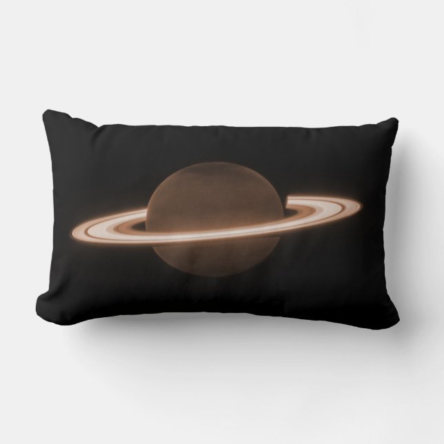 Coussin Rectangle JWST James Webb télescope spatial Saturn Infraroug (Recto)