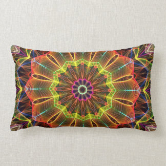 Coussin Rectangle Kaléidoscope orange de Starflower