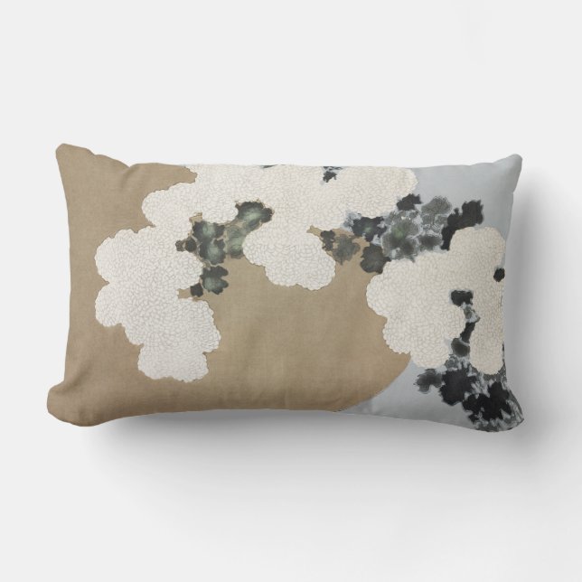 Coussin Rectangle Kamisaka Sekka japon peinture traditionnelle (Recto)