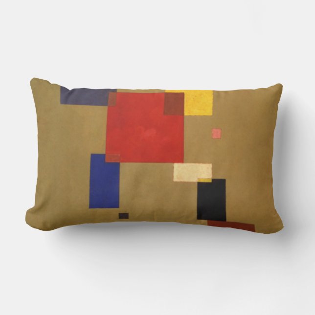 Coussin Rectangle Kandinsky Abstrait treize rectangles (Recto)