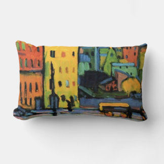 Coussin Rectangle Kandinsky - Maisons à Munich,