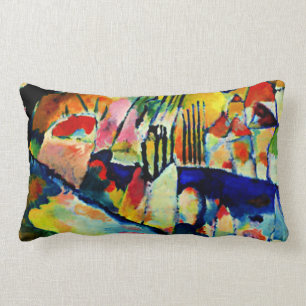 Coussin Rectangle Kandinsky - Paysage avec pluie
