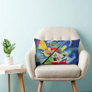Coussin Rectangle Kandinsky - Peinture Bleue
