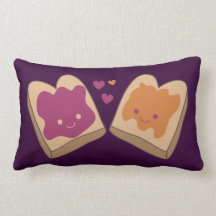 Kawaii PB&J American Mojo Thlow Pillow