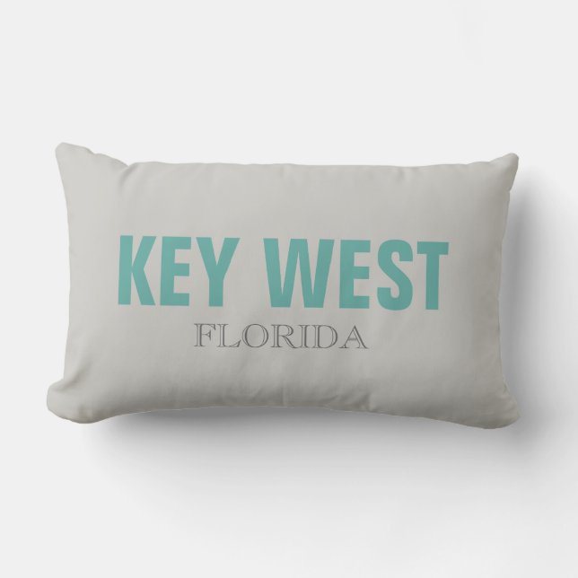 Coussin Rectangle Key West Florida Beach Jeu d'oreiller (Recto)