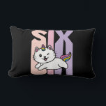 Coussin Rectangle Kids 6 Year Old Cute Caticorn Cat Unicorn Birthday<br><div class="desc">Enfants 6 ans mignonne Caticorn Cat Unicorn Anniversaire Drôle chat visage design pour amoureux de les chats, femmes chat maman, cadeau pour maman, mignonette chat tee - shirts pour femmes. C'est un cadeau d'anniversaire pour un homme, un cadeau d'ami, des cadeaux de père ou des cadeaux de Noël. Notre collection...</div>