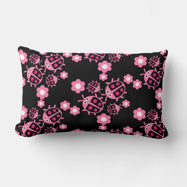 Coussin Rectangle Kids Coccinellidae coccinelle  (Recto)