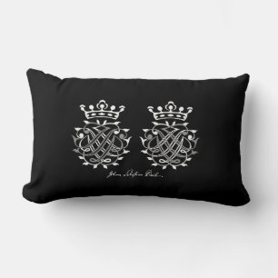 Coussin Rectangle Kissen mit Johann Sebastian Bach Siegel