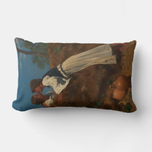 Coussin Rectangle Kissing Couple (The Kiss) (par von Pettenkofen)