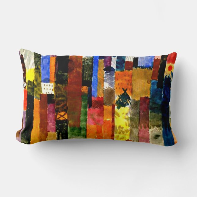 Coussin Rectangle Klee - Avant la ville (Recto)