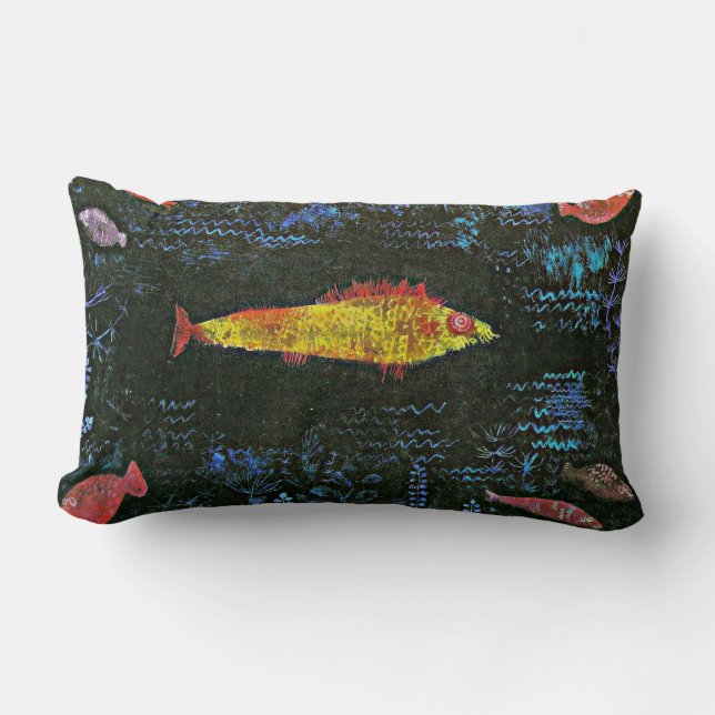Coussin Rectangle Klee - Le poisson rouge (Recto)
