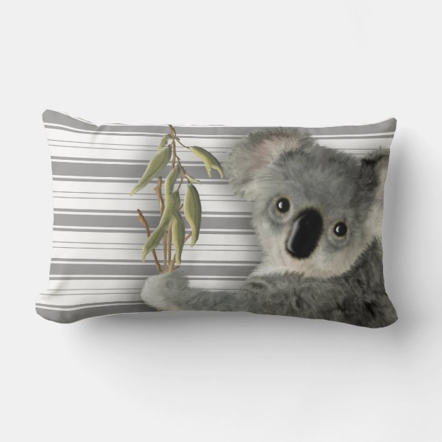 Coussin Rectangle Koala mignon (Recto)