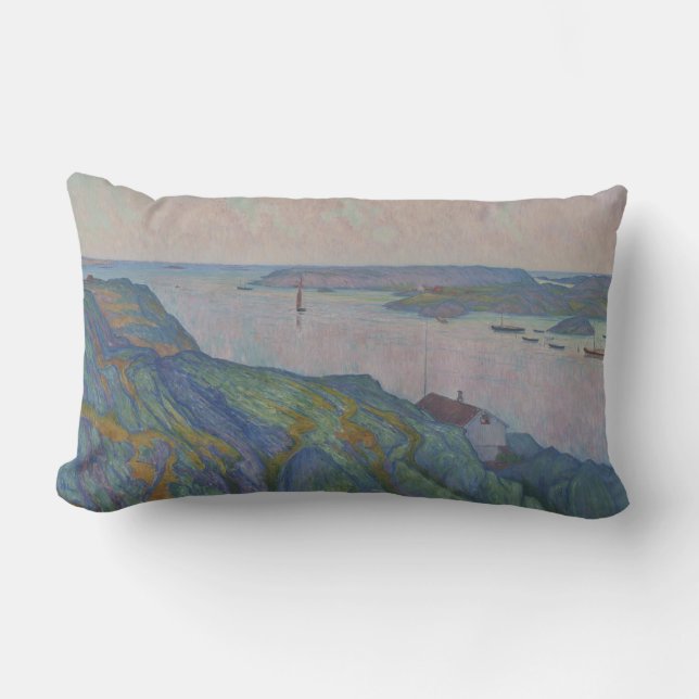 Coussin Rectangle Kyrkesund, 1911 (huile sur la toile) (Recto)