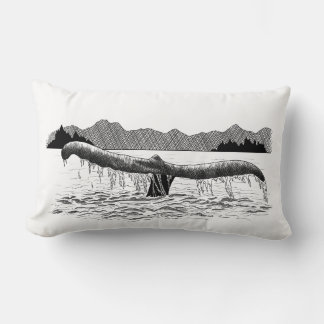 Coussin Rectangle La baleine