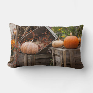 Coussin Rectangle La Caroline du Nord, Linville, citrouilles