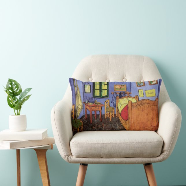 Coussin Rectangle La Chambre de Vincent à Arles par Vincent van Gogh (Chaise)