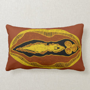 Coussin Rectangle La déesse de Morrigan Yoni